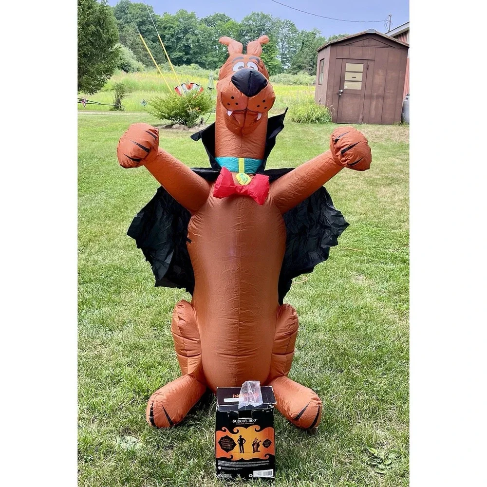 2018 Gemmy 5' T Scooby Doo Vampire Halloween Giant Airblown Inflatable Lighted